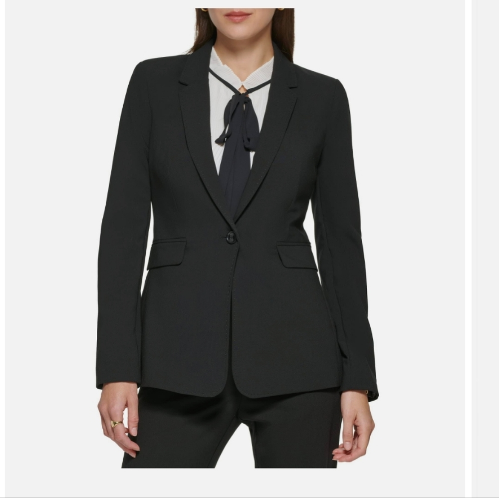 LOFT pinstripe blazer